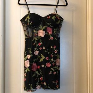 Floral Corset Dress - SUPER cute on! (See pics)